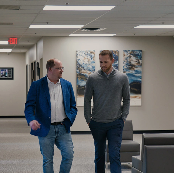 Walking Businessmen